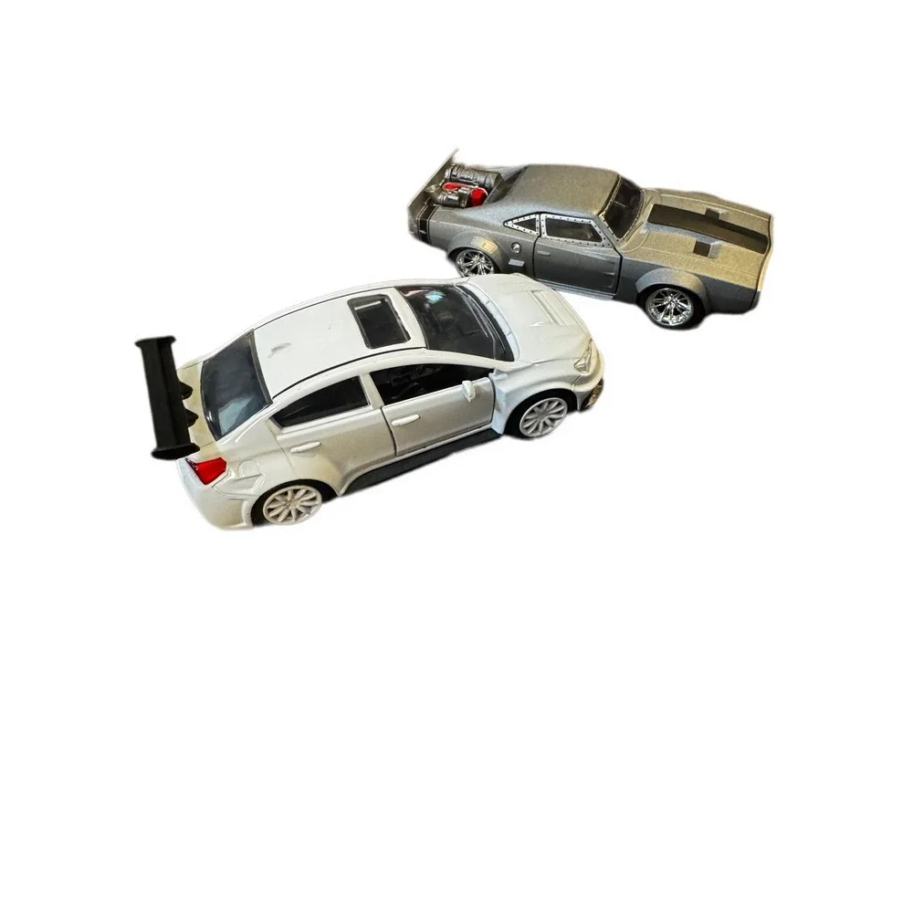 Fast Furious Diecast Car 1970 Dodge Charger SRT Subaru WRX‎ STI Scale 1:32 2017